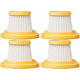 Replacement Vacuum Filter for Svoko LT-136,LT-145 Car Vacuum Cleaner | 4-Pack Filter for EYYA LT-135,JONYJ LT-135,Vizeusvac LT-135,Foivtrui LT-145,Opinta LT-126,AX2V,AHNR,HUAMWM Car Vacuum Cleaner