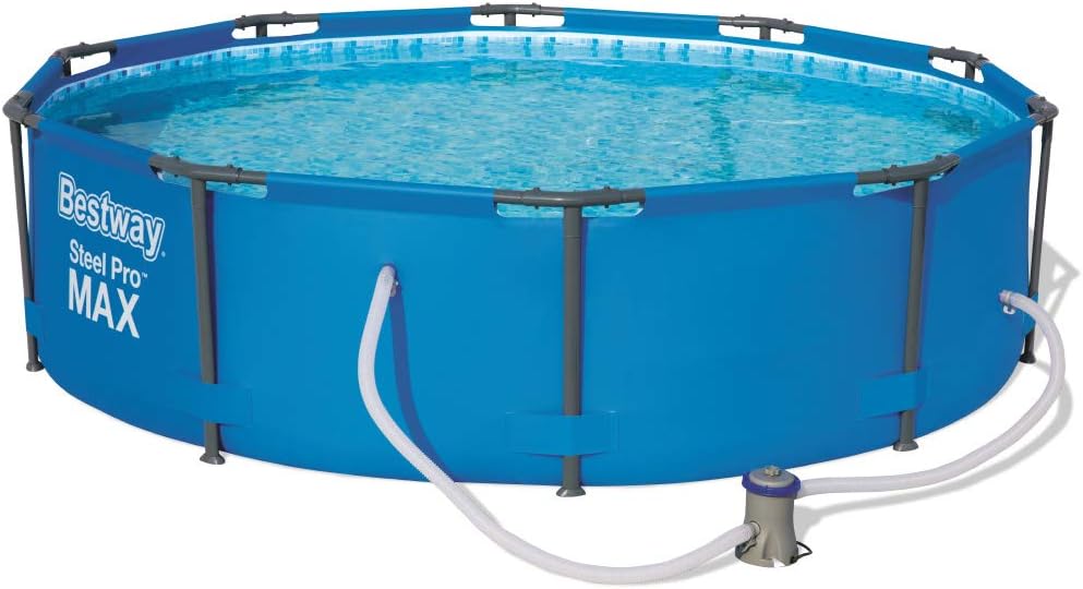 Bestway BW56408GB Steel Pro Max 10ft x 30in Pool with Pump Blue
