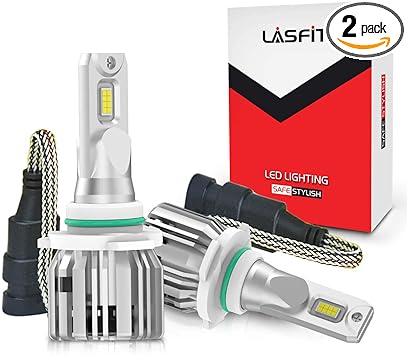 lasfit 9006 led bulbs hb4 6000k cool white led conversion kit for accord civic 4runner for camry rav4 for silverado sierra 1500