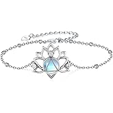 Peireara Sobriety Gifts for Women 925 Sterling Silver Sobriety Bracelet AA Gifts Sober Gifts for Women Alcoholics Anonymous Gifts for Women