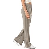 ODODOS Women's Modal Soft Mini Flared Pants with Pockets High Waist Pull-On Casual Lounge Pants-29/31" Inseam