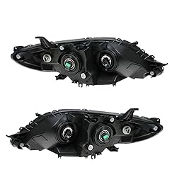 TRQ 2 Piece Headlight Assembly Set Driver