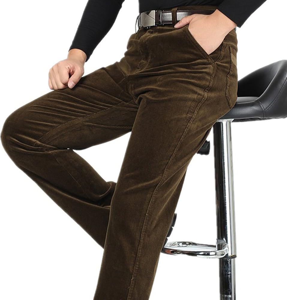 straight leg corduroy pants mens