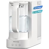 Waterdrop C2SL Countertop Reverse Osmosis Water Filter, [ Mineral Added ] | 40oz Autofill Glass Pitcher, 7-Stage RO Filtration, 3:1 Pure to Drain, Reduce PFAS/TDS, Compact Design, Installation-Free