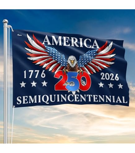 Probsin USA 250 Jahre Banner - 300x50 Cm, Patriotisch Für Garten, Party Und Dekoration