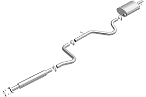 BRExhaust Replacement Exhaust System Kit 106-0015: Compatible with 2006-2011 Chevrolet Impala, 2006-2007 Chevrolet Monte Carlo 3.5L