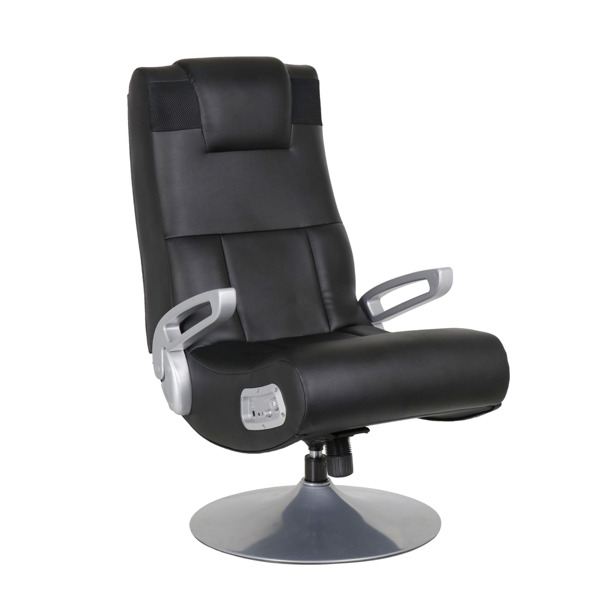 X Rocker SE Pro Silla de pedestal para videojuegos, audio inalámbrico, 2 parlantes, subwoofer, plegable, apoyabrazos acolchado, 5127401, 30.7 x 30.7 x 39.76, exclusivo de Amazon, negro