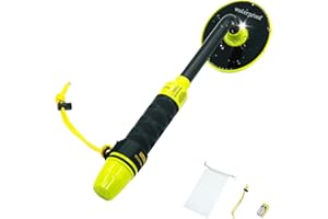GC-2008 Portable Underwater Metal Detector with Vibration & Light Alerts, Waterproof & Durable Design for All Terrains