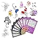 30pcs Christmas Nail Art Sticker Xmas Snowflakes Winter Designs Nail Decals Water Transfer for Women Teens Kid DIY Nail Decoration