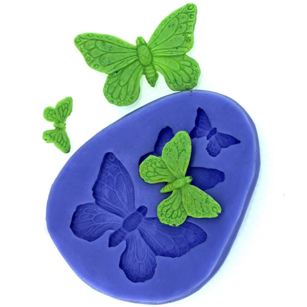 LC Butterfly X319 Fondant Mold Silicone Sugar Resin mould Craft Molds DIY Cake Decoratin