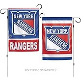 Wincraft NHL New York Rangers Garden Flag, 11"x15", Team Color