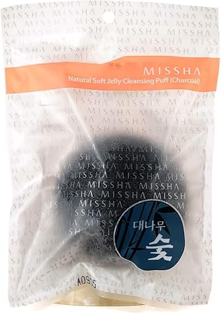 Amazon ミシャ 天然 こんにゃく クレンジング パフ 竹炭 Natural Konjac Cleansing Puff Bamboo Charcoal 並行輸入品 ミシャ Missha 洗顔スポンジ クロス 通販
