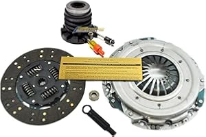 EFORTISSIMO RACING EFT Clutch Kit With HD Internal Slave Cylinder For 1997-2008 Ford F150 F250 Pickup Truck 4.2L, 4.6L Motorcraft - Ideal Torque Capacity for Durable Performance - Offers 12 Month Brand Warranty
