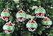 SLEETLY 28pk Red and Green Christmas Ball Ornaments for Tree Decorations - Holiday Xmas Shatterproof Plastic Balls, Icicles and Snowflakes Ornament Set