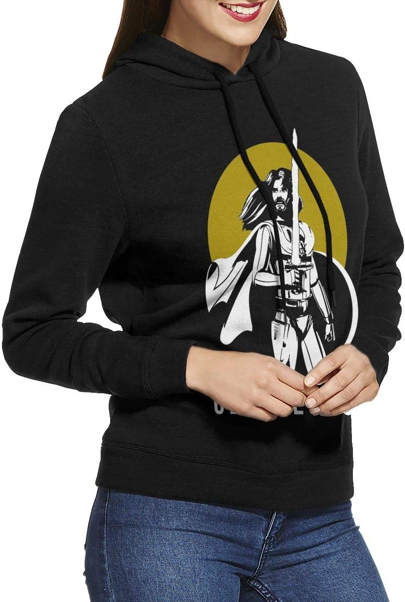 QEHAO Cowboy Bebop See You Space Cowboy Long Sleeve Pullover Sweatshirt Hoodies for Women Black