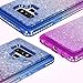 Ruky Galaxy Note 9 Case, Colorful Quicksand Series Glitter Flowing Liquid Floating Bling Diamond Premium Soft TPU Women Girls Phone Case for Samsung Galaxy Note 9 (2018) (Blue Purple)