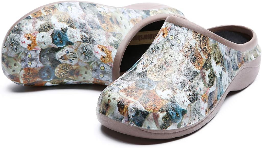 Womens Comfortable Slip On Garden Clogs Shoes