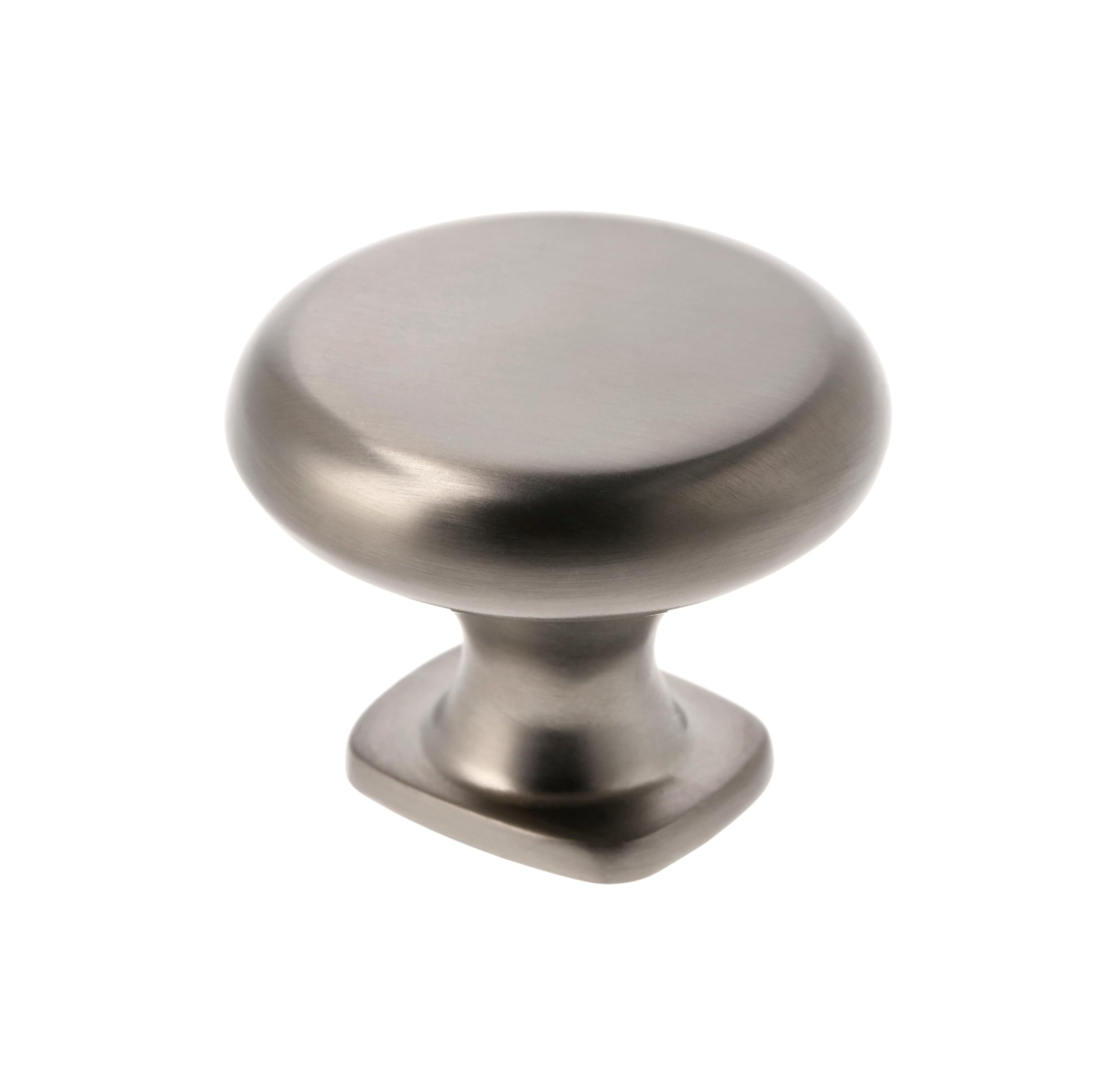 GTV - Lorena Knob Diameter 3.3 cm I Furniture Knobs with Screws I Cupboard Knobs Kitchen Knobs Door Knob Drawer Knob Handle Furniture Handles I Brushed Anthracite