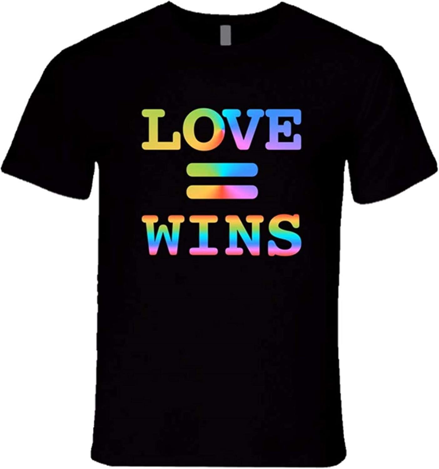 HAHAQZ Love Wins Love Equals Win LGBT Support TShirt Gay Pride Love