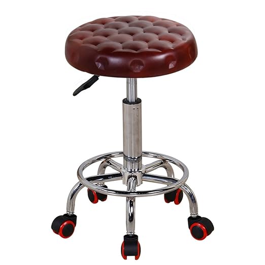 Stühle FEI Bequem Rolling Hocker Einstellbare Swivel Hydraulische Aluminiumlegierung Rahmen Gesicht Maniküre Massage Tattoo S