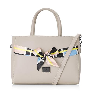 Caprese Cate Womens Satchel (Beige)
