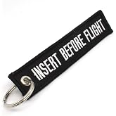 Rotary13B1 Insert Before Flight - Keychain - Black