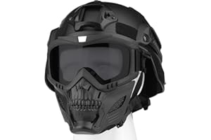 VPZenar Airsoft Helmet and Mask,Tactical Mask Paintball Mask Military Mask Airsoft Mask,Tactical Helmet Military Helmet Paintball Helmet Airsoft Helmet,Airsoft Tactical Gear