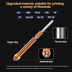 Creality Hi/K2 Plus Nozzle 0.6mm, "Unicorn" K2P