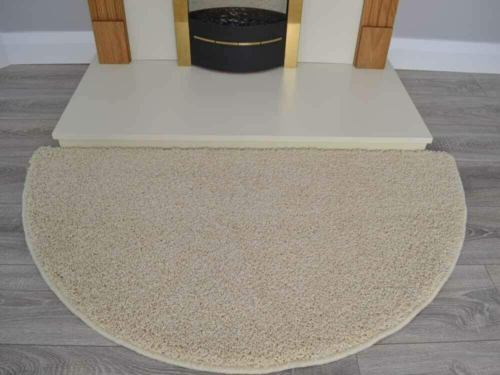 Half Moon Semi Circle Non Slip Machine Washable Hearth Living Room