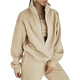 Eisctnd Womens Fleece 2 Piece Sweatsuit Lounge Set Long Sleeve Sweatshirt Jogger Pants Tracksuit Sweatsuit 2026 Trendy