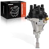 A-Premium Ignition Distributor with Cap and Rotor, 2.4L L4, 8 Blade | Compatible with Nissan Pickup 1996-1997, From 02/1996