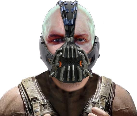 Amazon ベインマスク ダークナイトライジス コスプレコスチュームアクセサリー ガンメタルカラーバージョン メンズ 更新バージョン コスプレ 仮装 通販
