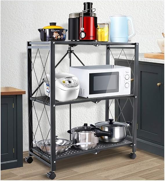 WYQ Plegable Estante, lo Suficientemente Resistente como Metal