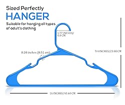 Utopia Home Clothes Hangers 30 Pack - Plastic
