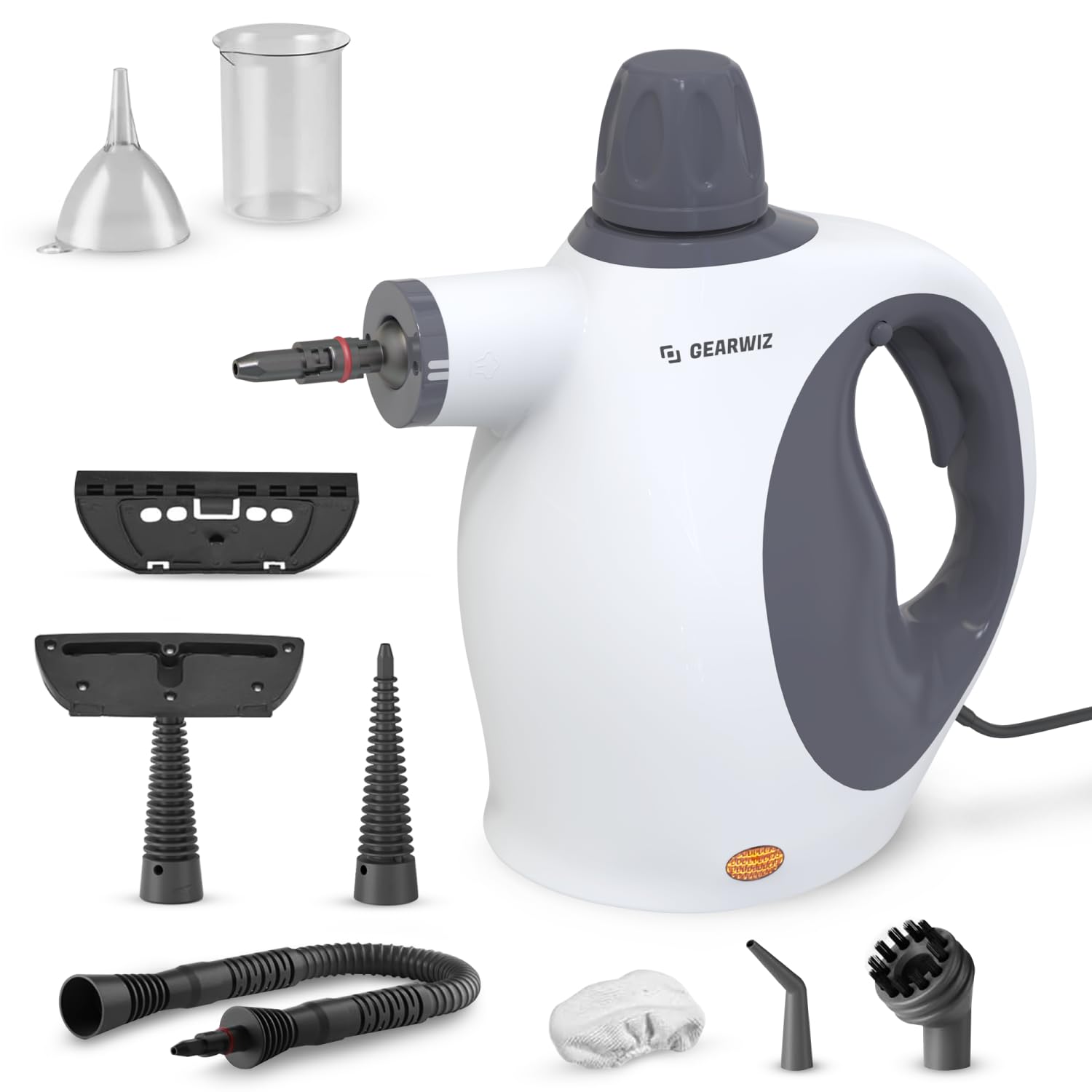 Photo 1 of ***PARTS ONLY**Gearwiz Handheld Steam Cleaner – 9 PCS Multipurpose Accessory Kit – High Pressure Steamer Cleaning for Home, Kitchen, Car, Upholstery – Natural Surface Cleaner