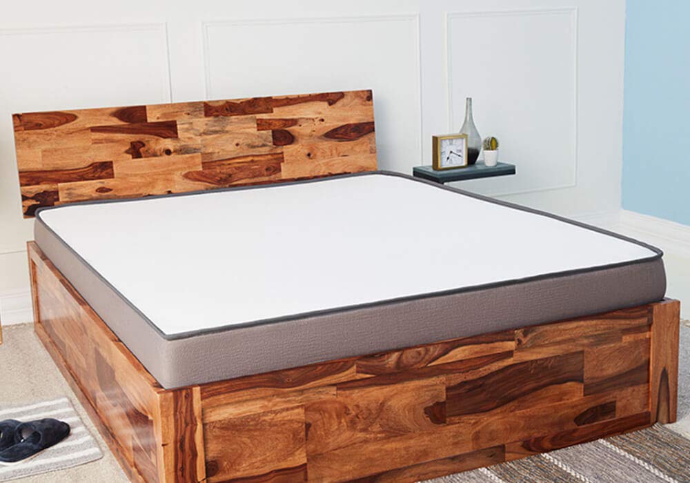 Buy Wakefit King Size Andromeda Sheesham Wood Bed with Storage (Solid