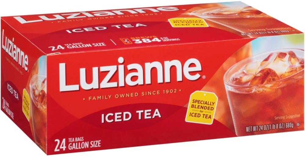 Luzianne Specially Blended For Iced Tea 24 Gallon Size Tea Bags, 24 Oz. Amazon.ca Home & Kitchen
