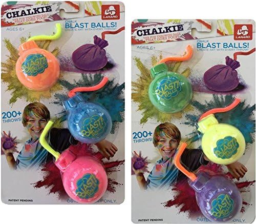 Chalk Blast Powder Bombs in (6) Assorted Colors