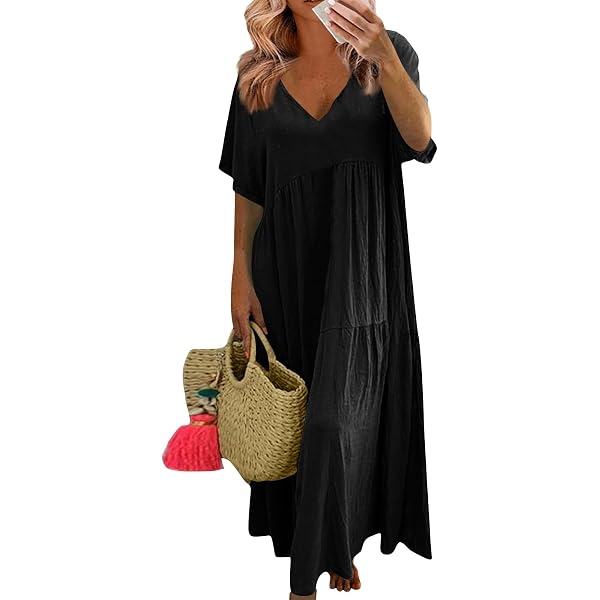 xxl linen dress Maxi linen dress AGRA in White