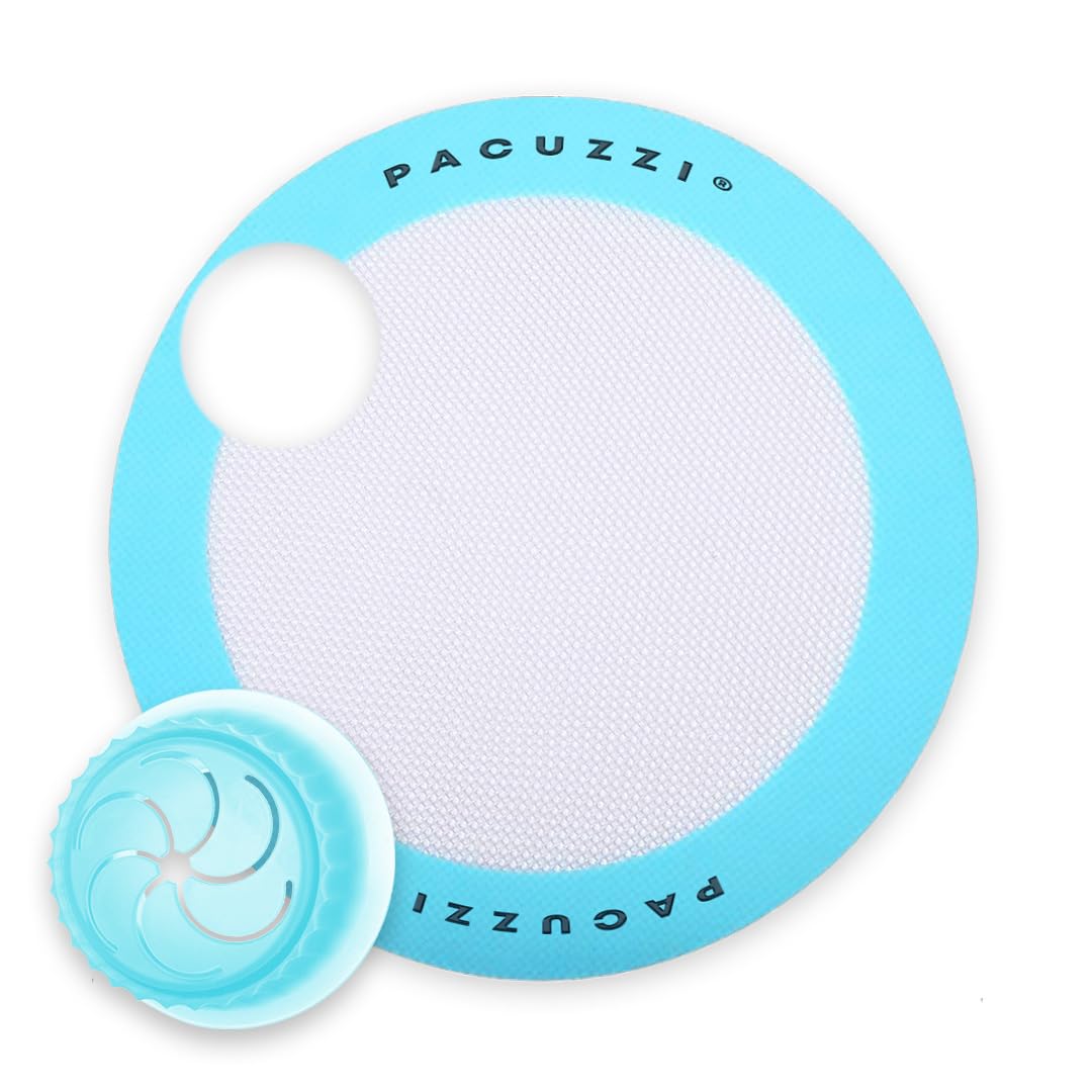 Photo 1 of PACUZZI Silicone Skillet Steamer + Bakers Mat | Turn any 10" Pan or Bigger into a Stovetop Steam for Cooking | Perfect for Pizza, Vegetables, and Eggs | BPA Free Kitchen Gadgets