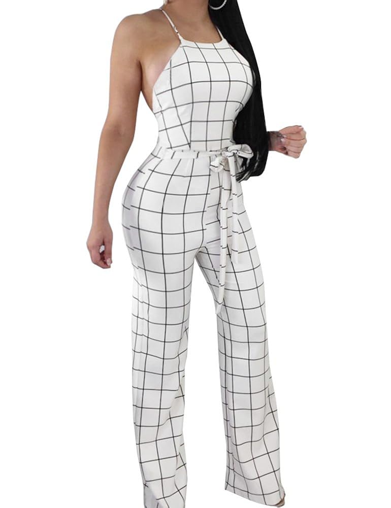 jumpsuit checkered