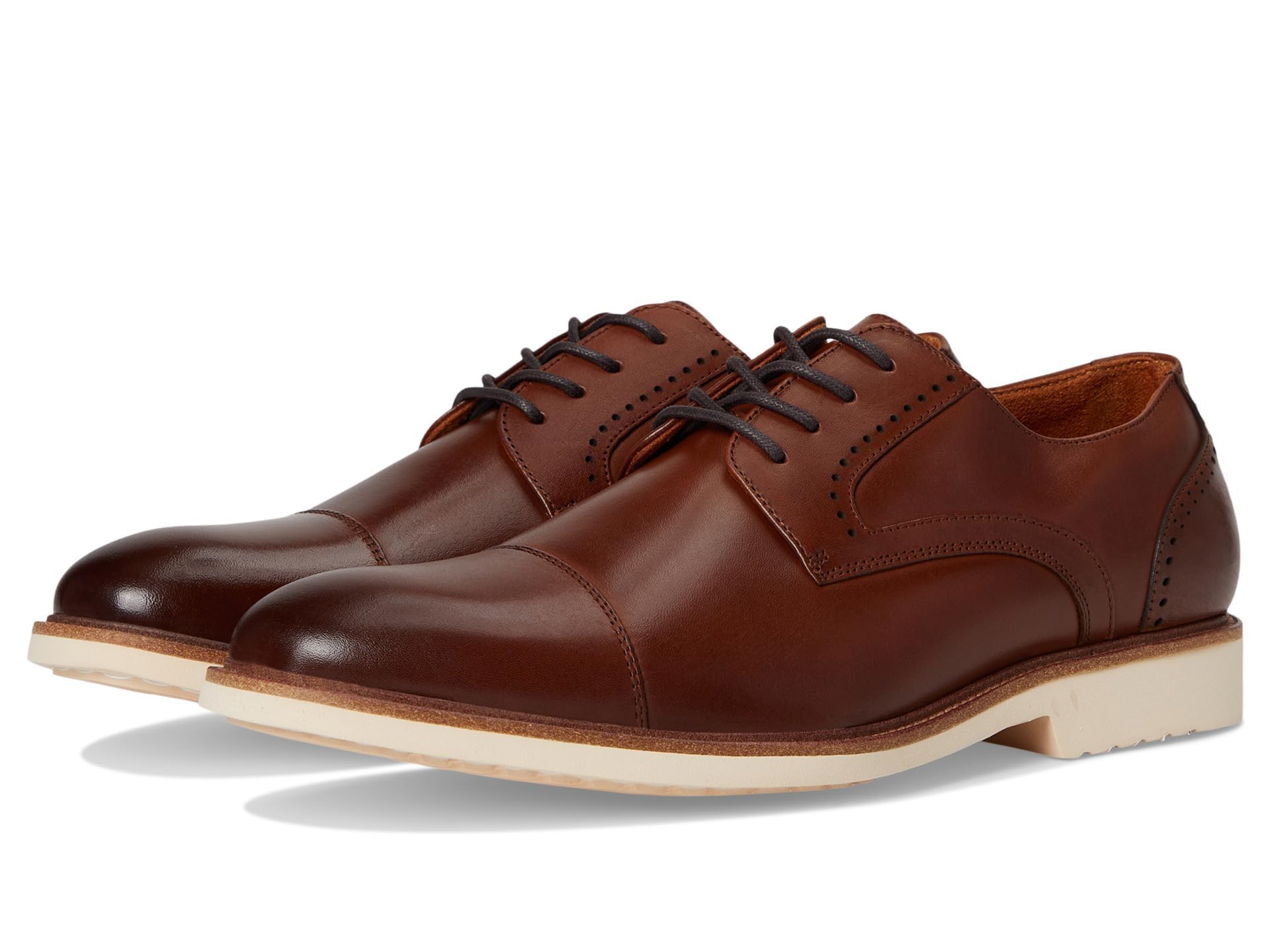 Stacy Adams Men’s Wesbridge Cap Toe Lace Up,Chocolate,10.5W