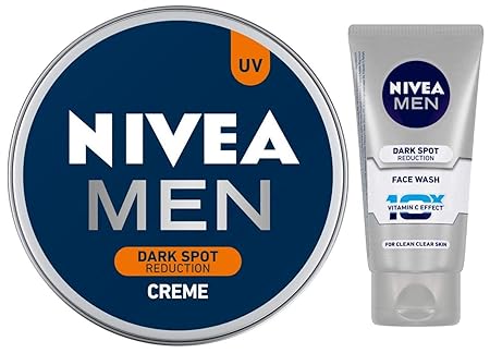 NIVEA MEN Cream, Dark Spot Reduction, 150ml and Nivea Men Dark Spot Reduction Facewash, 50g