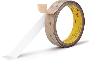 Double Sided Tape 9495LE 1" x 18Ft Pack of 1 Heavy Duty Clear Adhesive Tape for Electronics Bonding Attachment Laptop Phone R