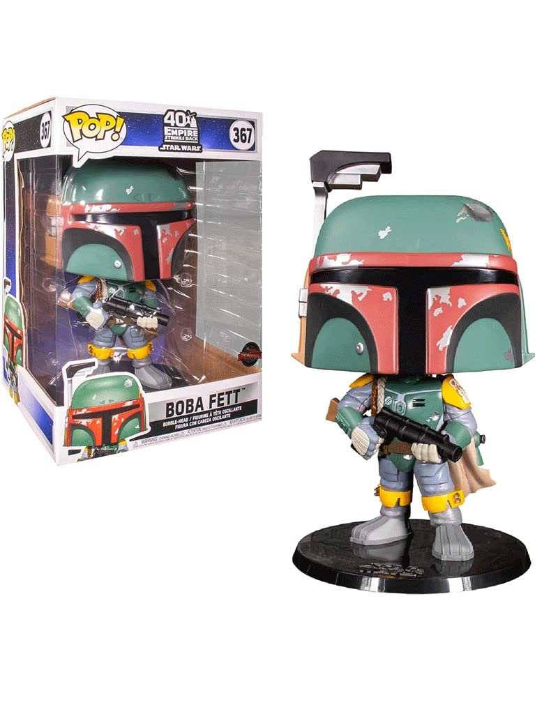 Funko POP! Star Wars: 10" Boba Fett - Collectable Vinyl Figure - Gift Idea - Official Merchandise - Toys for Kids & Adults - Movies Fans - Model Figure for Collectors and Display