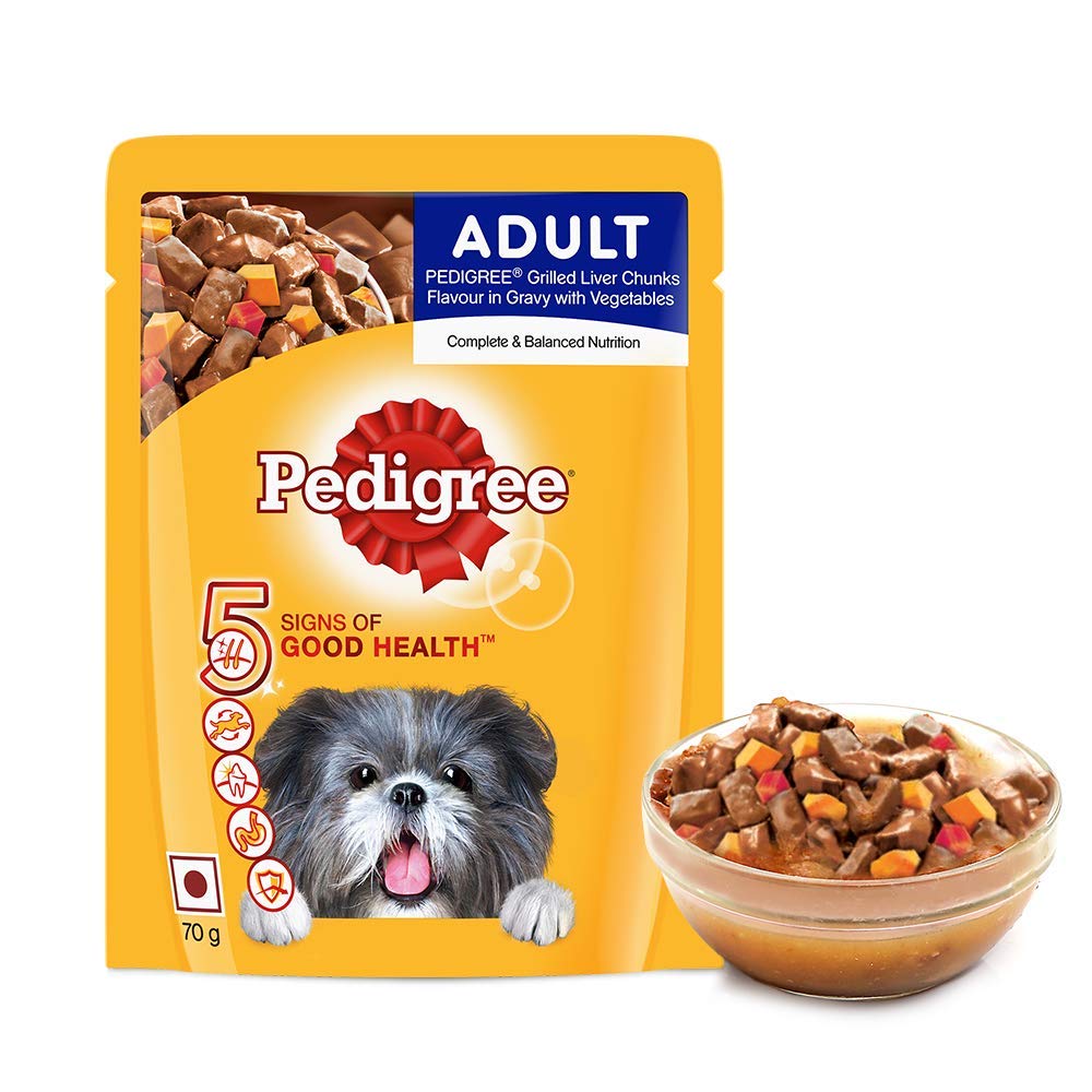pedigree chunks in gravy