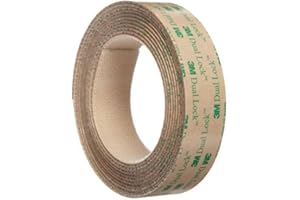3M Dual Lock Reclosable Fasteners, Heavy Duty, Clear, TB4570/SJ4570, 1 in x 10 ft Mated Strip, Industrial Use, Indoor/Outdoor, Great for Metal, Acrylic, PC, ABS, Powder Coated Paints, 1 Roll