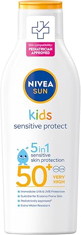NIVEA SUN Kids Protect Sensitive Sun Lotion SPF 50+ 200ml Sensitive Skin view 1
