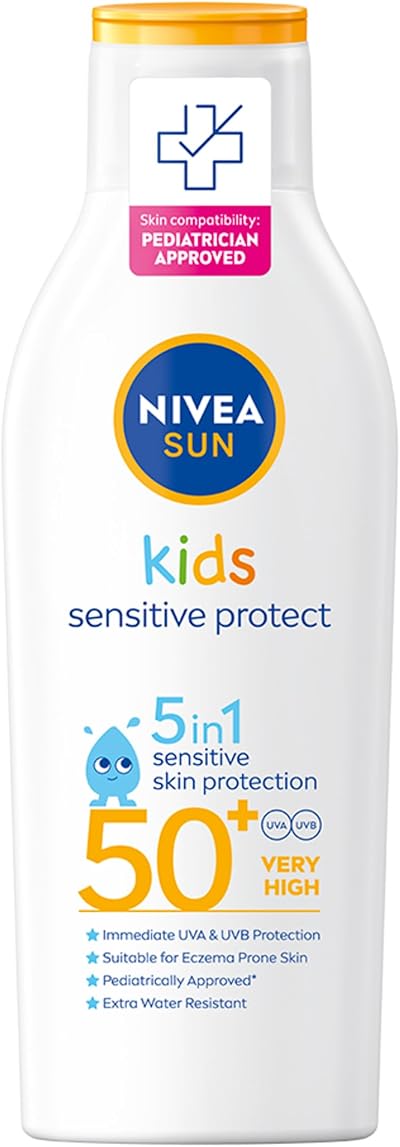 NIVEA SUN Kids Protect Sensitive Sun Lotion SPF 50+ 200ml Sensitive Skin