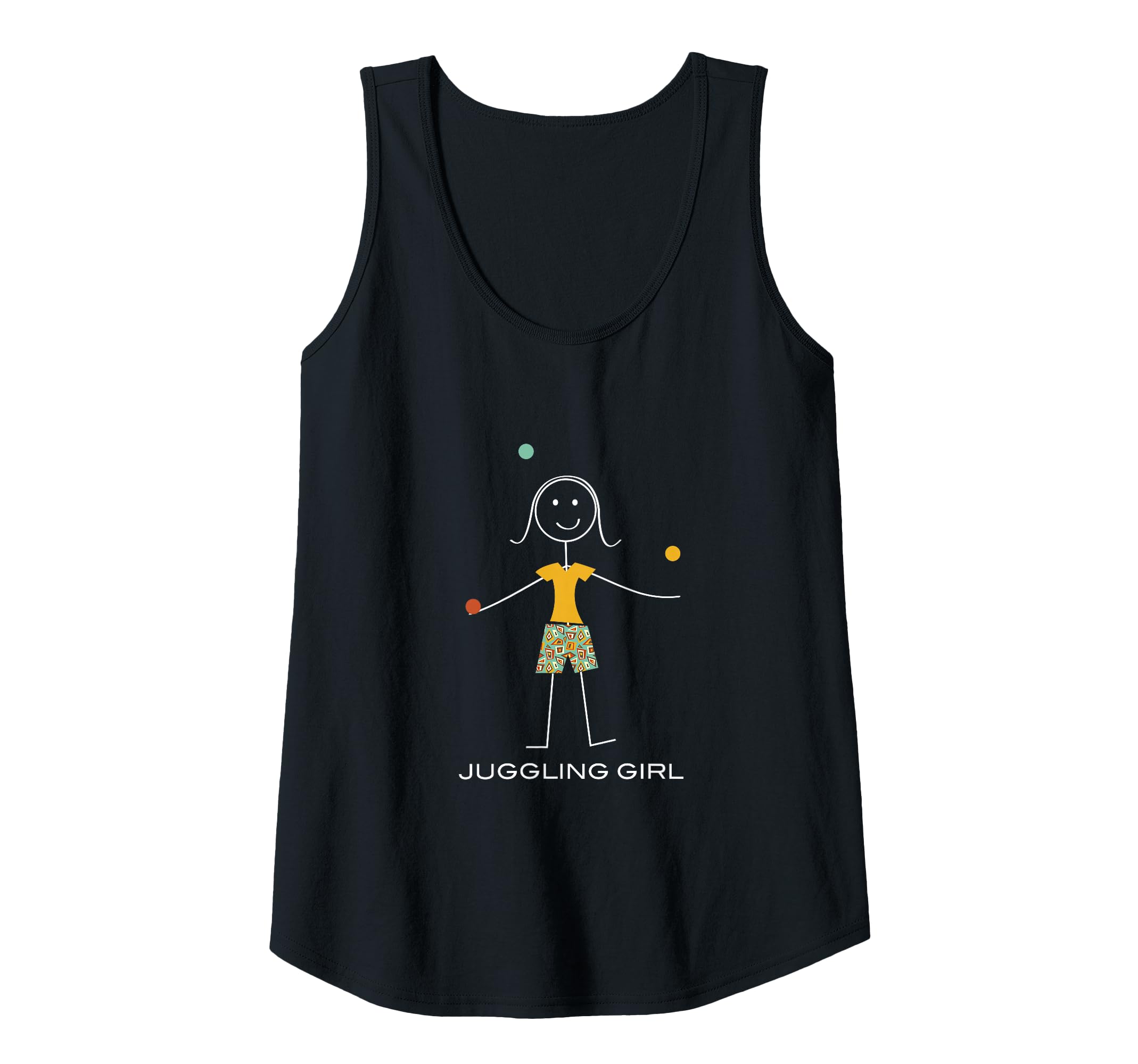 Womens Funny Womens Juggling Girl Juggler Tank Top